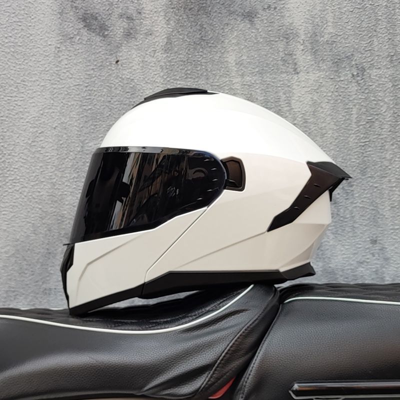 ユニセックス対応のフルフェイス型バイク用ヘルメット。クイック - Dual Visor Motorcycle Racing Helmet のレビューと価格