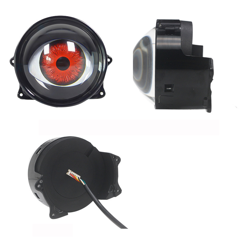 デビルアイLEDヘッドライト、ダイナミックなデモンアイランプ - Universal Motorcycle Led Headlight Projector のレビューと価格